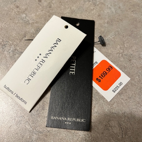 Banana Republic Black Blazer (12) Petite - Picture 5 of 14